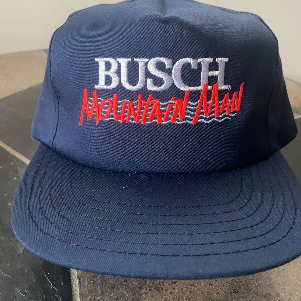 Busch Mountain Man Navy Cap